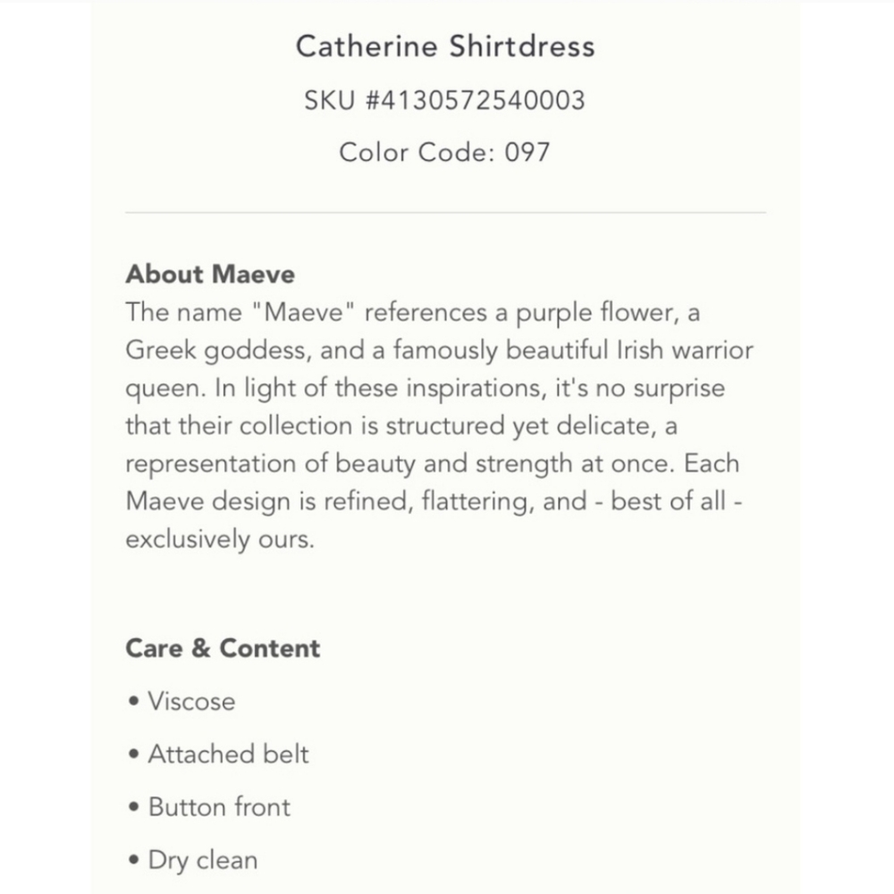 Anthropologie Maeve Catherine Shirtdress-Fox print - Picture 8 of 8
